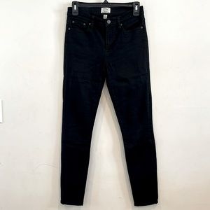 J. Crew Lookout High Rise Black Skinny Size 26